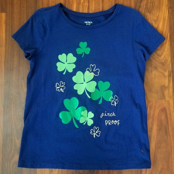 Carter's Other - 🎀 $5 or 4 for $10 - Girls' Carter's Kid St. Patrick's Day Tee, size 10, EUC 🍀